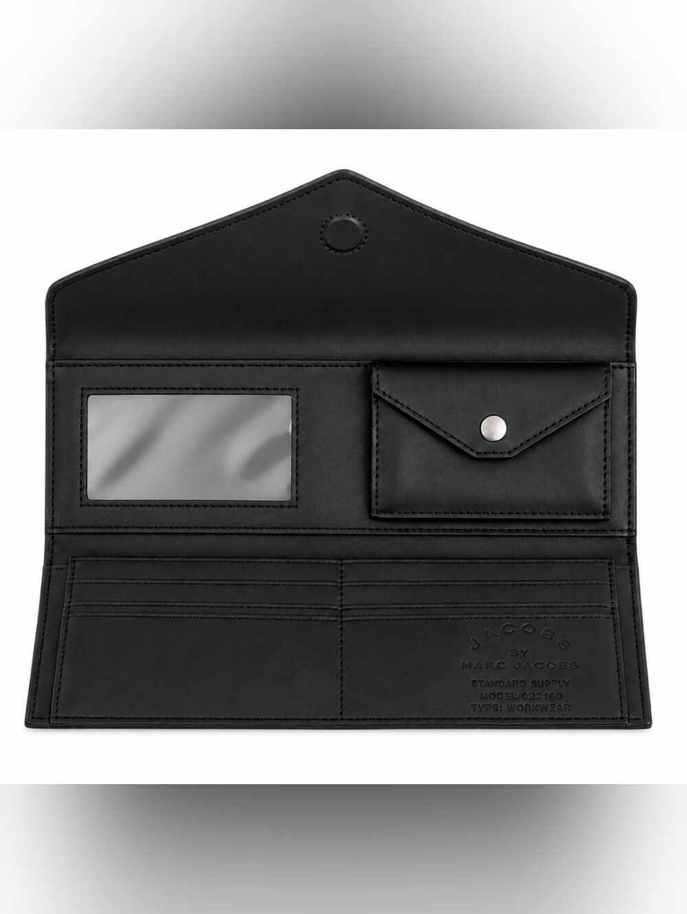 Marc Jacobs Black Patent Leather Wallet NEVER WORN!